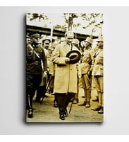 Atatürk Tören ve Şapka Kanvas Tablo