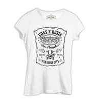 Guns N'Roses - Paradise City Beyaz Kadın Tshirt