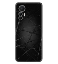 Xiaomi 12 Lite Kılıf Silikon Desen Özel Seri Dikenli Tel 1779