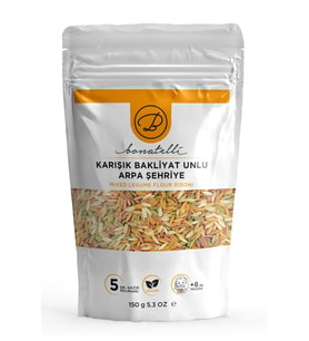 Karışık Bakliyat Unlu Arpa Şehriye 200 G Bebek Makarna +8 Ay