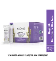 TheLifeCo Organik Psyllium Içecek Tozu 60'lı Şase