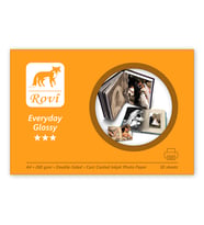 Rovi Everyday Parlak Çift Taraflı Fotoğraf Kağıdı 260gsm 50yp A4 (Beyaz)
