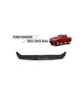 Ford Ranger Kaput Koruma / Kaput Rüzgarlığı 2011-2015 Arası Parlak Siyaj