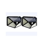 2 Adet Güneş Enerjili Hareket Sensörlü Solar Bahçe Garaj Ev Aydınlatma Lambası (Beyaz)