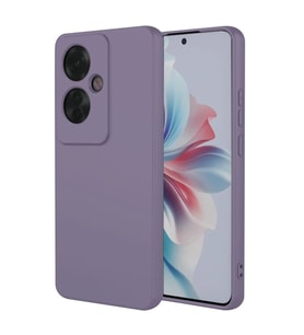 Oppo Reno 11F Kılıf First Silikon - Lila