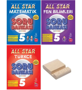 5.Sınıf ALL STAR 2025 Matematik Fen Bilimleri Türkçe Soru Bankası