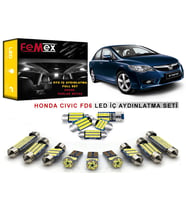 Honda Civic FD6 LED İç Aydınlatma Ampul Seti FEMEX Parlak Beyaz