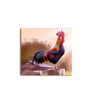 DBSanatevi Gün Doğumunda Horoz Tablo 50 X 70 Cm