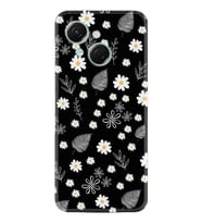 Spark Go 1 2025 Kılıf Boutique Baskılı Resimli Papatyalar ve Yaprak Pcode -078