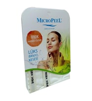 Micro Peel İpek Kese Hassas Ciltler İçin Banyo Kesesi Beyaz 16CMX25CM