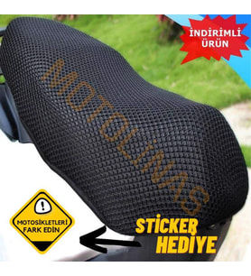 MOTOSİKLET SELE KILIFI FİLE 3D SCOOTER 2XL