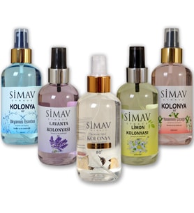 Simav Synaus Termal Sulu Kolonya Seti 5'li - 200 ml Spreyli