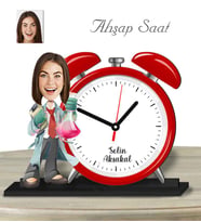 Kişiye Özel Ahşap Saat-Kimyager Kaıdn-1