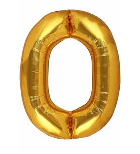 Harf Folyo Balon 80 Cm Gold O