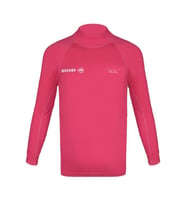 BEUCHAT Rash Guard Çocuk, ATOLL Uzun Kol, Pembe