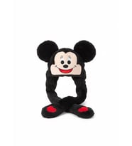 Adalinhome Atakids Işıklı ve Hareketli Kulaklı Peluş Şapka (Siyah)