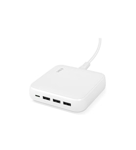 Ttec Smartcharger Quattro Gan 65W Pd Seyahat Hızlı Şarj Aleti USB-C + 3 USB-A MacBook, iPhone uyumlu