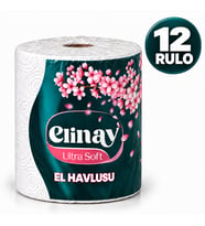 Elinay Ultra Soft XL Dev Rulo Mutfak Kağıt Havlusu 12 Rulo (2 Paket × 6 Rulo)