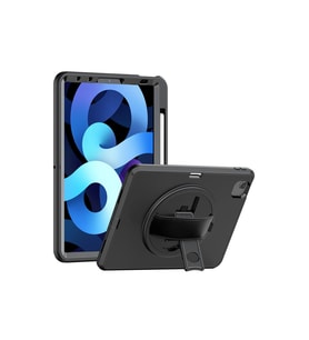 Apple İpad 2022 10.9 (10.nesil) Kılıf Hand Strap Tablet Kılıfı - Siyah