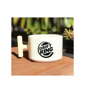 Drift King Baskılı Beyaz T Kulp Kupa Bardak
