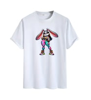 Animasyon Görselli  Unisex (Tshirt) Tişört (Beyaz)