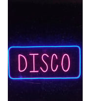 disco neon led tabela(60x30cm)
