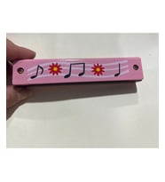 MIZIKA RENKLİ DESENLİ -AHŞAP-FARKLI VE NEŞELİ BİR HEDİYELİK -GENÇ-DİNAMİK-KEYİFLİ-SÜPRİZLİ (Pembe)