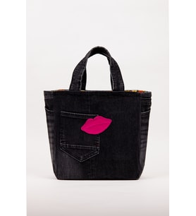 Kadın Denim Çanta Kot Kumaş Tote El Çantası Günlük Kullanım Büyük Boy 39x30