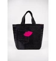 Kadın Denim Çanta Kot Kumaş Tote El Çantası Günlük Kullanım Büyük Boy 39x30