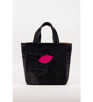 Kadın Denim Çanta Kot Kumaş Tote El Çantası Günlük Kullanım Büyük Boy 39x30