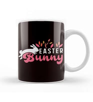 Happy Easter Bunny Rabbit Eggs Hunting Spring Egg Hunter Kupa Bardak Porselen