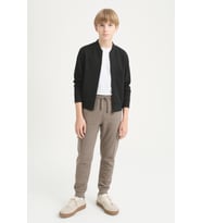Erkek Çocuk Basic Kargo Cepli Jogger Paça Okul Eşofman Altı AK2322-1 (Bej)