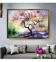 Altın Çerçeveli dekoratif tablo a1121 (Gold)