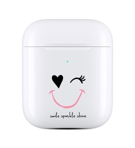 Kulak İçi Kulaklık Uyumlu Kılıf Hd Kapak Desenli Smile Sparkle