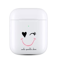 Kulak İçi Kulaklık Uyumlu Kılıf Hd Kapak Desenli Smile Sparkle