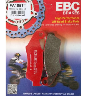 Ebc Fa185Tt 2002-2023 Honda CRF 450 R Uyumlu Ön Fren Balatası Karbon Balata