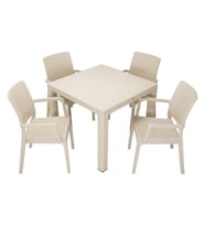 Mandella Elit Rattan 90x90 Elit Koltuk Masa Takımı ÇÖLBEJİ