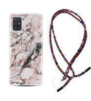 Samsung a71 A72 A73 A7 A9 2018 C7 C9 Kılıf Boyun Asklı Rasta Silikon Colorfull Marble 2 1389