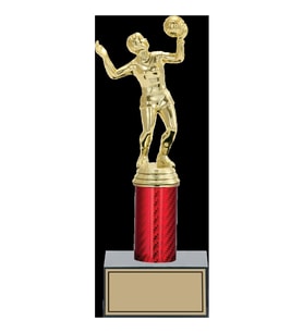 ODAK KUPA - Figürlü Kupalar - Voleybol Kadın Figürlü Kupalar FG-004 B - 26 cm