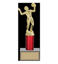 ODAK KUPA - Figürlü Kupalar - Voleybol Kadın Figürlü Kupalar FG-004 B - 26 cm