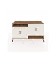 Kronos Konsol 6 Raflı 4 Kapaklı 176x59x99 Çam-Aytaşı/Çam