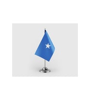 Somali Tekli Saten Masa Bayrağı Seti