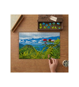 Bitkiler - Deniz - Manzara Tasarımı 240 parça Ahşap Puzzle Ahşap Kutuda MP08333