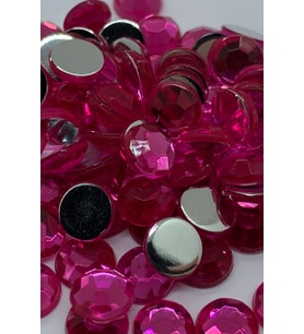 Akrilik Taş Yuvarlak Pembe 7mm Süsleme Taşı 2000 Adet