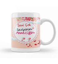 Anneler Günü Annelere Hediye 050 Kupa Bardak Porselen