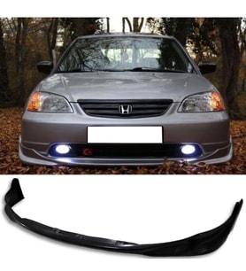 Honda Civic Vtec 2 S2000 Ön Ek Plastik Siyah karlık-ön-ek-bodykit 2001 2002 2003 Makyajsız Kasa