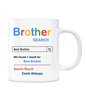 Brother Google Arama Motoru Erkek Kardeş İsimli Kupa