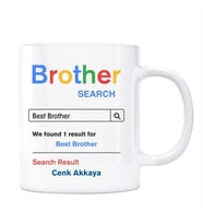 Brother Google Arama Motoru Erkek Kardeş İsimli Kupa