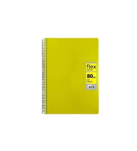 MYNOTE FLEX UP SP PP DEF.A4 80 YP.ÇİZGİSİZ SPİRALLİ UC6123-DKARIŞIK 1 ADET