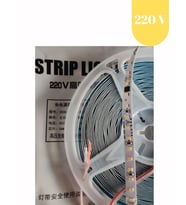 220 Volt 8 mm 2835 SMD 4000 K Naturel Beyaz İç Mekan 120 Ledli 10 Metre Şerit Led